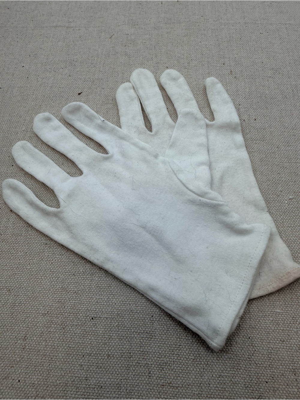 Classic Cotton White Gloves for Women